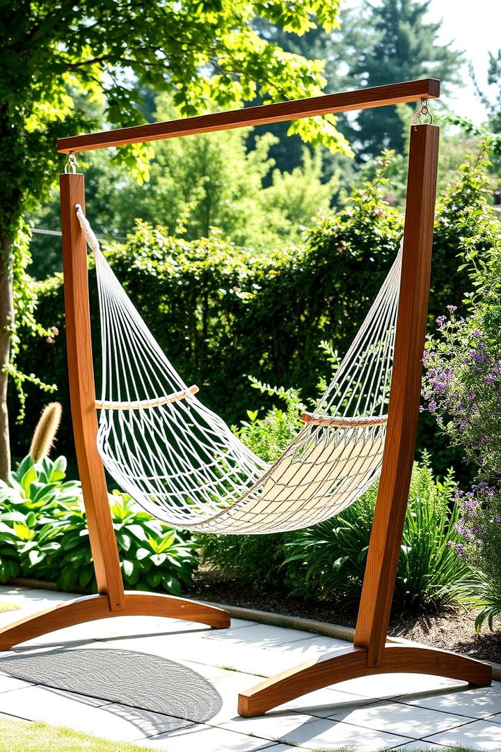 Garden Sleeper Hammock Stand - 22 Garden Sleeper Ideas