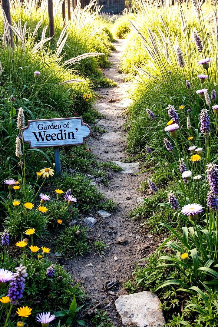 Garden of Weedin - 22 Funny Garden Sign Ideas