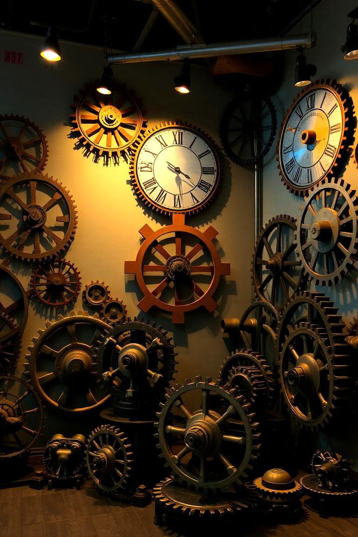 Gear Driven Decor Innovation - 22 Steampunk Interior Design Ideas