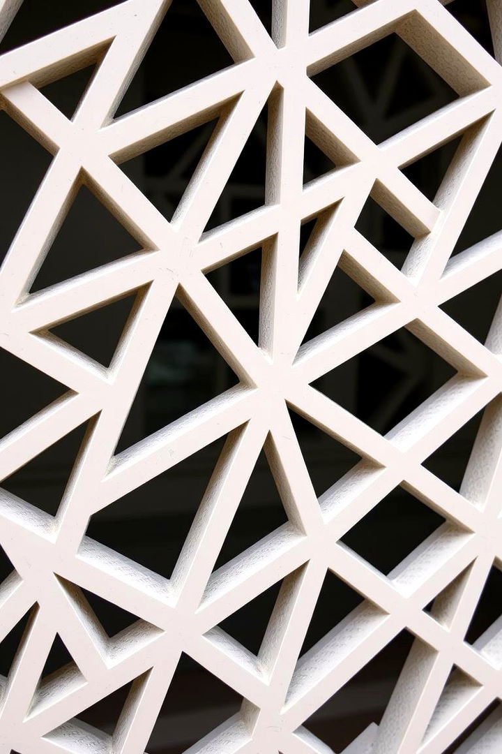 Geometric Aesthetics Lattice Pattern - 22 Lattice Fence Ideas