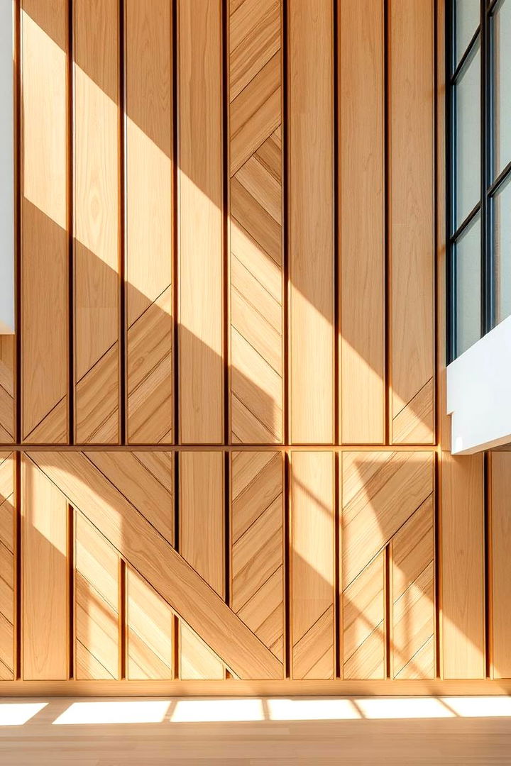 Geometric Board and Batten - 22 Board and Batten Wall Ideas