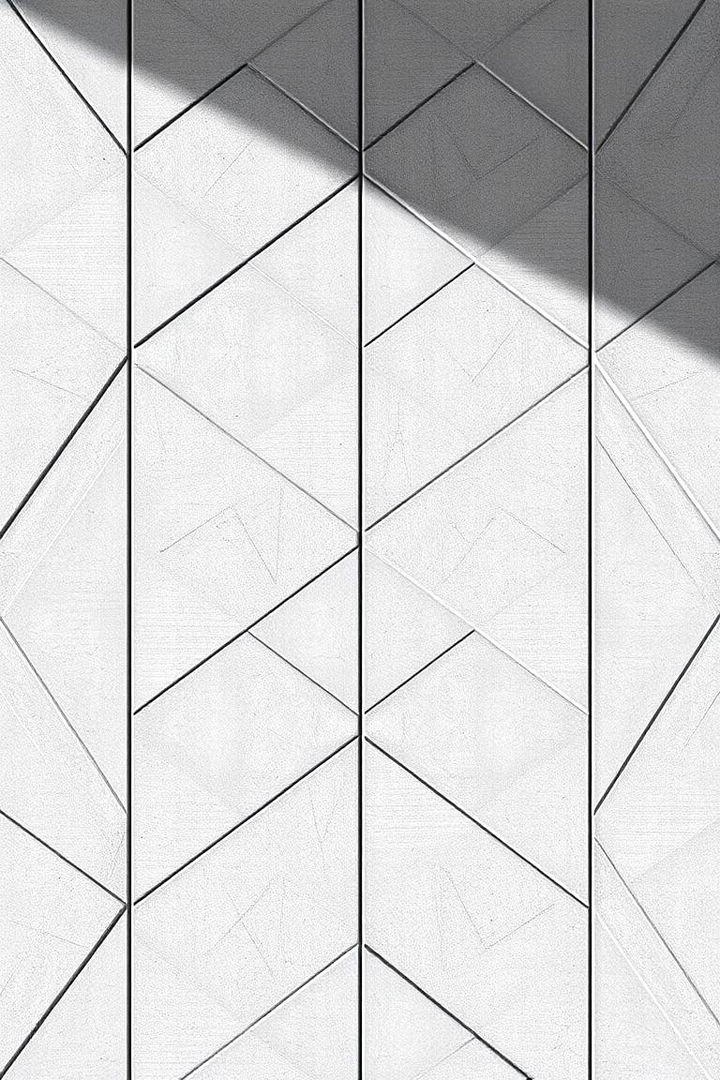 Geometric Concrete Patterns - 22 Concrete Patio Ideas on a Budget
