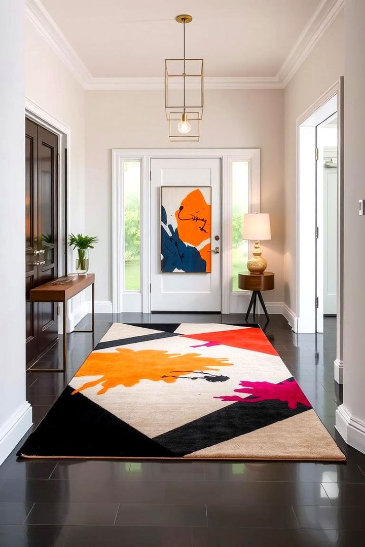Geometric Design Rugs - 22 Entryway Rug Ideas