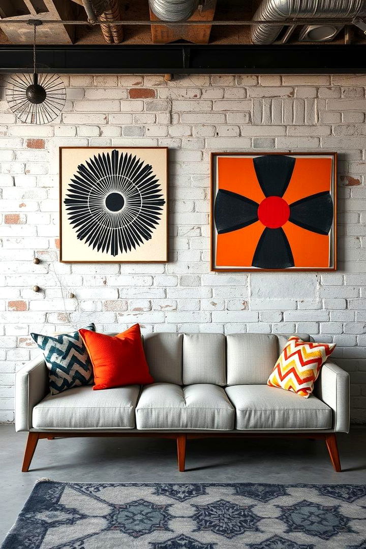 Geometric Industrial Patterns - 22 Industrial Interior Design Style Ideas