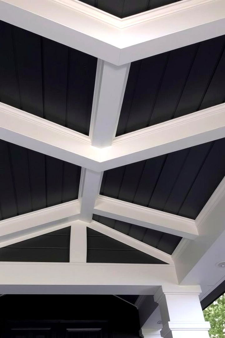 Geometric Modern Shapes - 22 Porch Ceiling Ideas