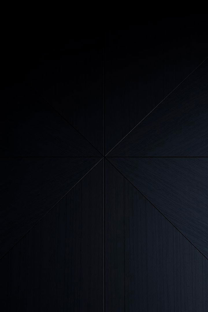 Geometric Pattern Black Deck - 22 Black Deck Ideas