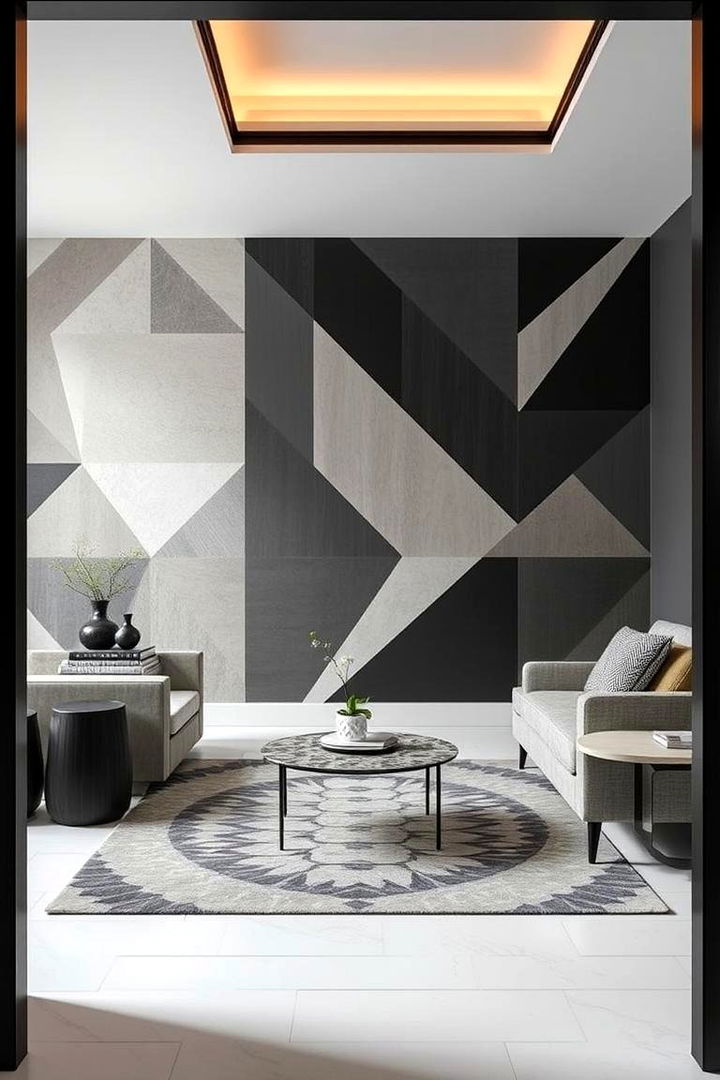 Geometric Pattern Highlights - 22 Contemporary Interior Design Style Ideas