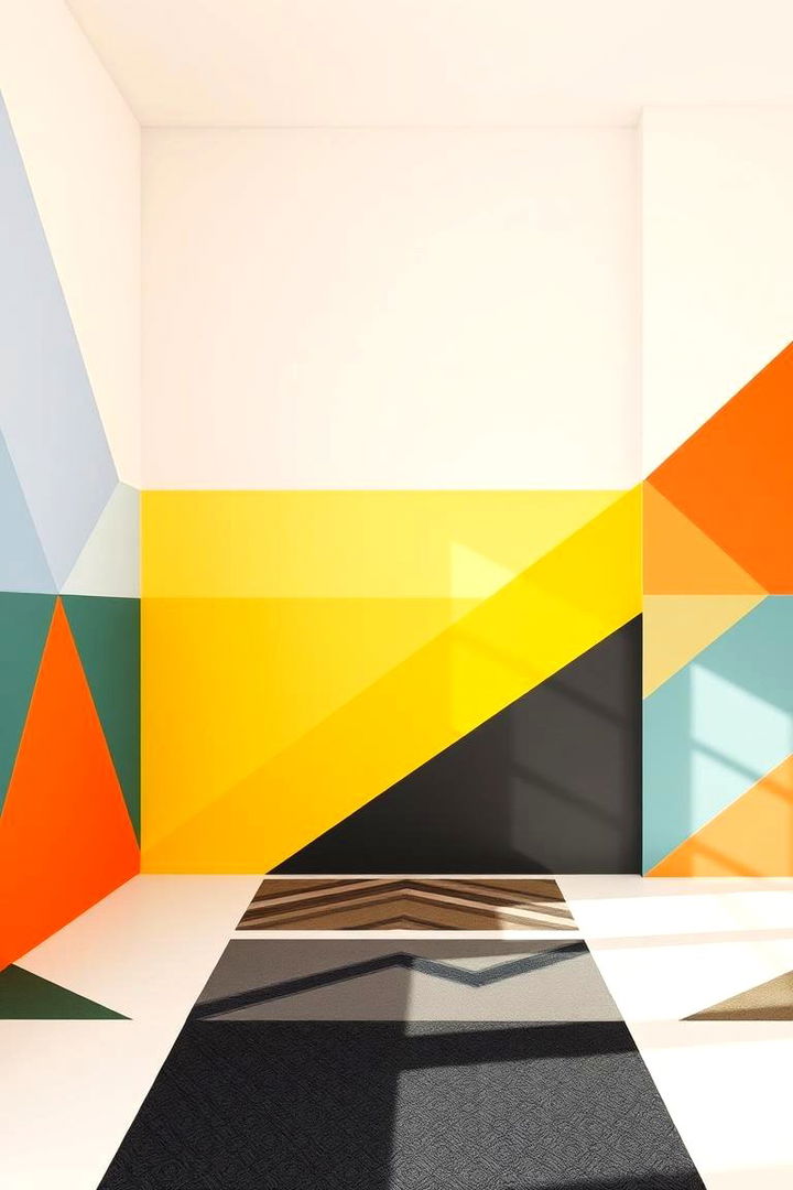 Geometric Pattern Play - 22 Boys Room Paint Ideas
