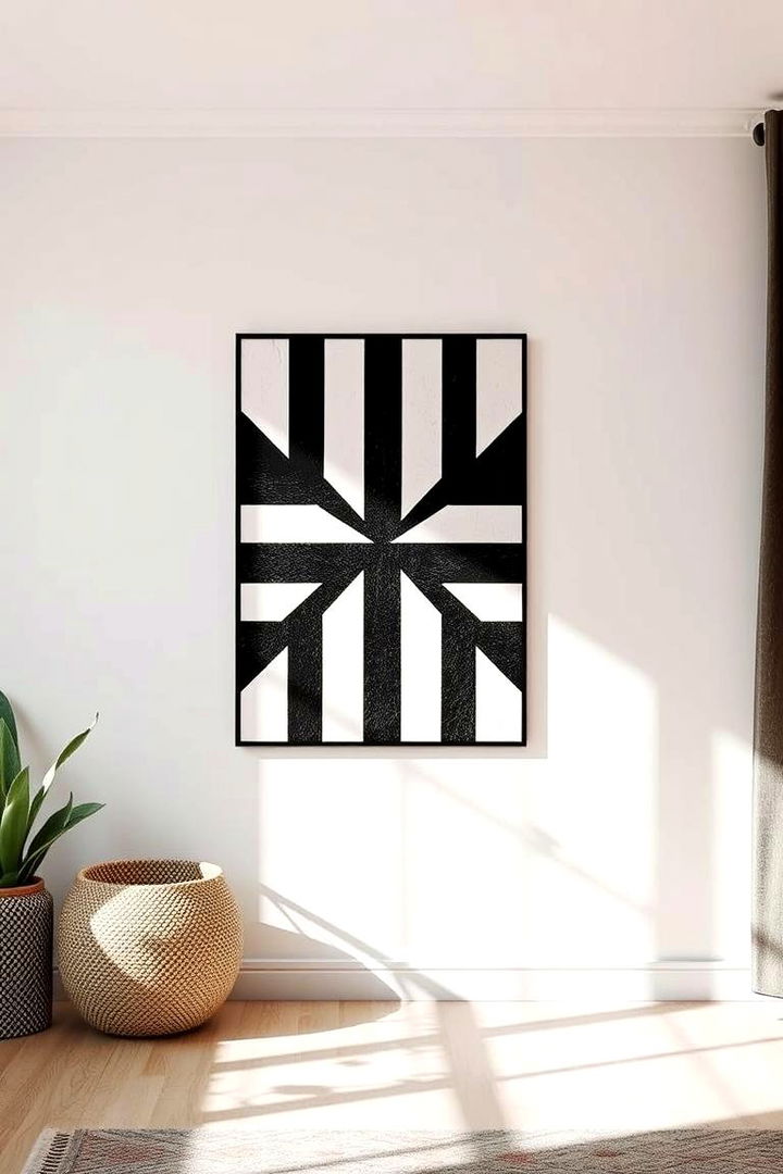 Geometric Pattern Prints - 22 Boho Wall Decor Ideas