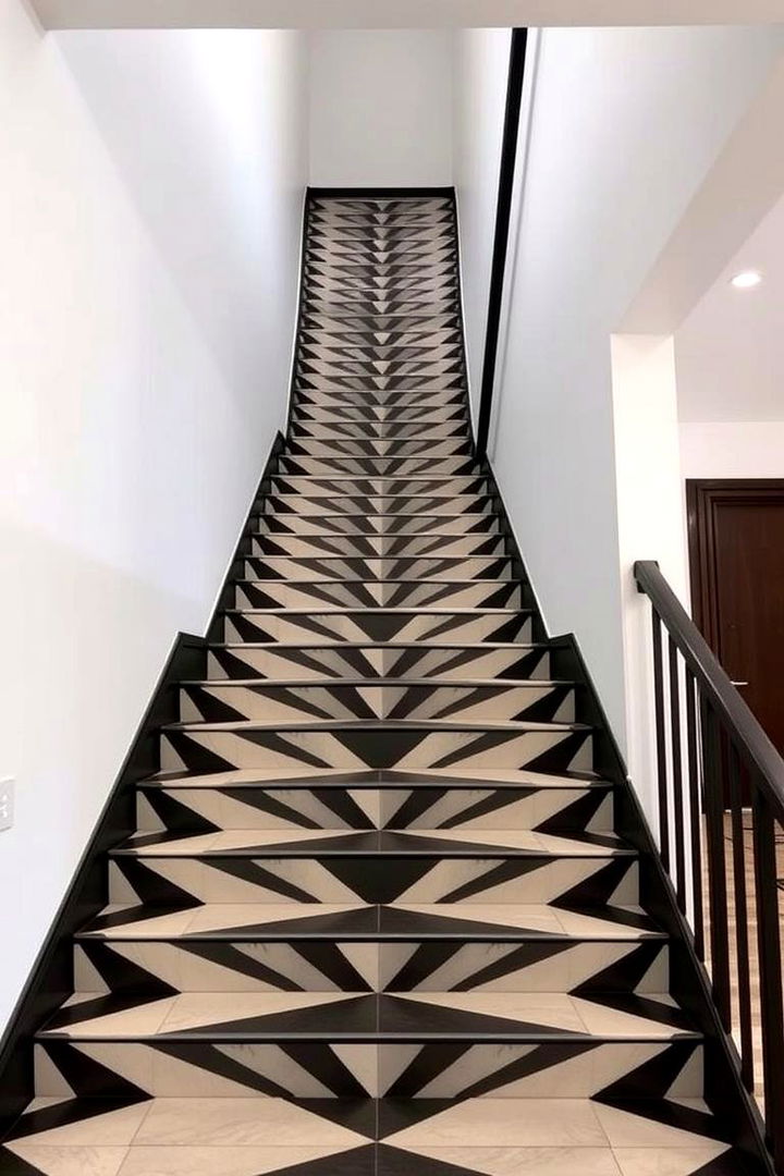 Geometric Patterned Staircases - 22 Modern Staircases