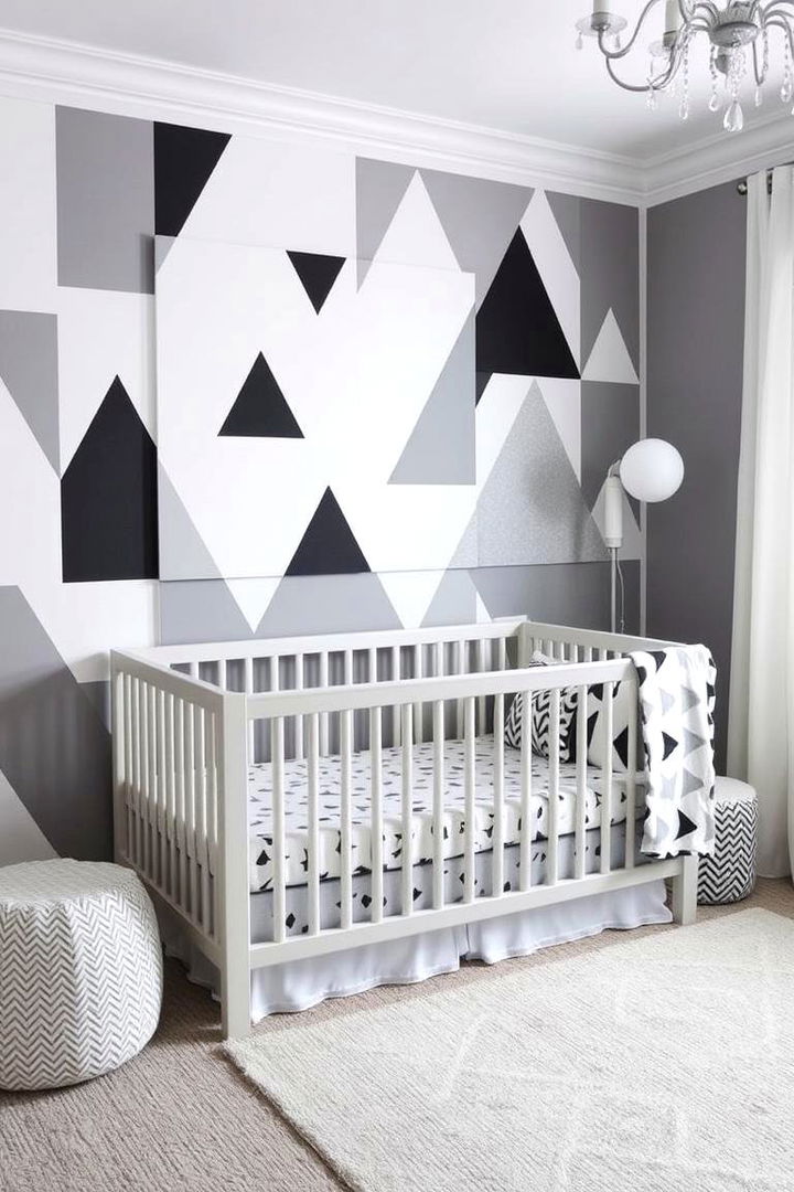 Geometric Patterns - 22 Grey Nursery Ideas