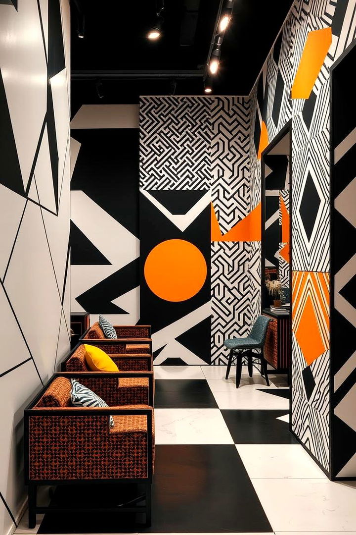 Geometric Patterns - 22 Salon Interior Design Ideas