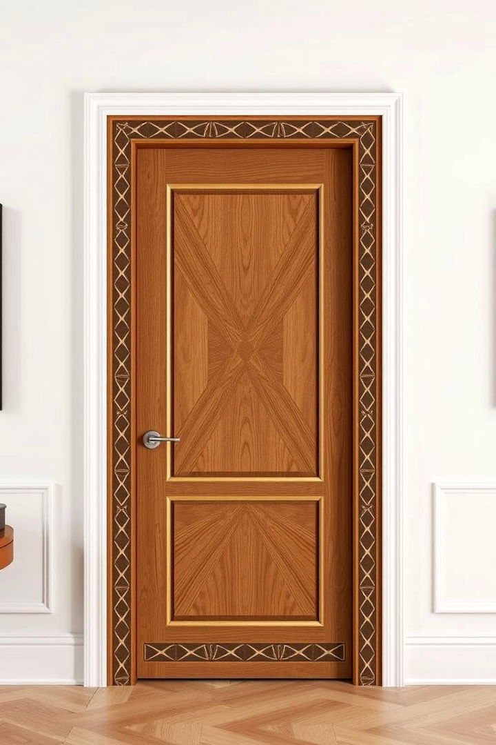 Geometric Patterns Trim - 22 Door Trim Ideas