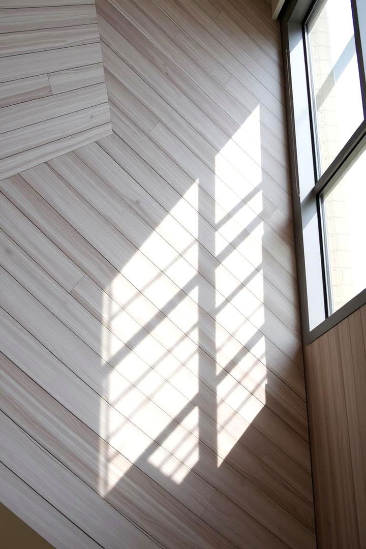 Geometric Shiplap Designs for Modern Flair - 22 Shiplap Wall Ideas