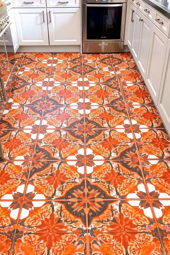Geometric Terracotta Patterns - 22 Terracotta Kitchen Floor Ideas