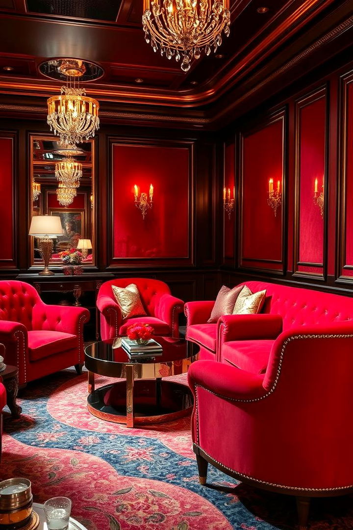 Glamorous Red Statements - 22 Red Bedroom Ideas