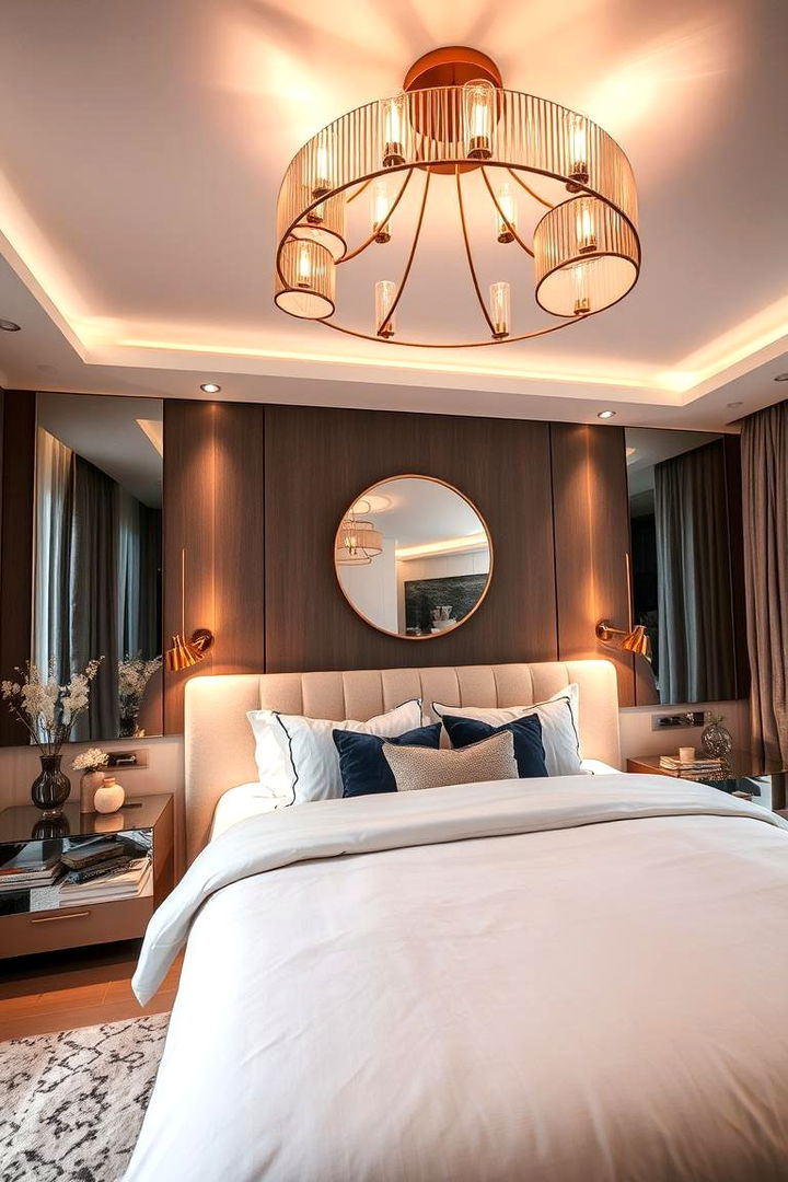 Glamorous Rose Gold Lighting Fixtures - 22 Rose Gold Bedroom Ideas