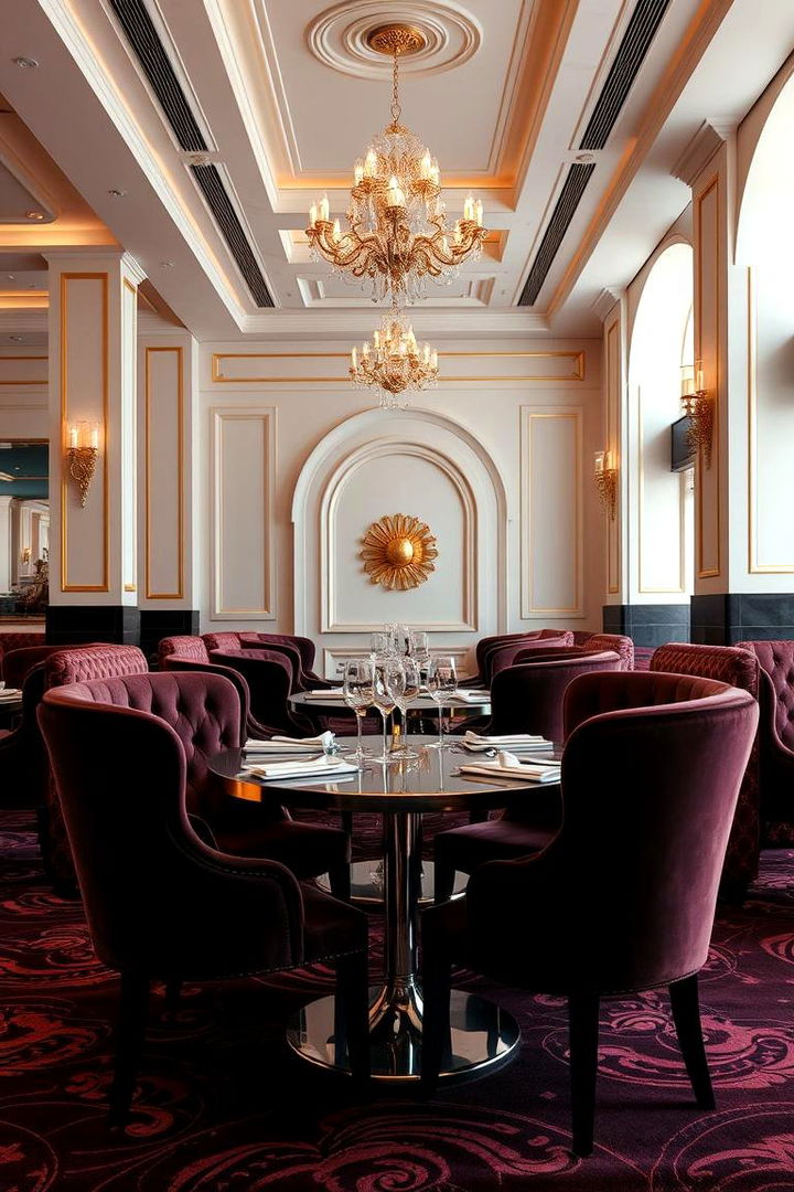 Glamorous Seating Arrangements - 22 Art Deco Dining Room Ideas