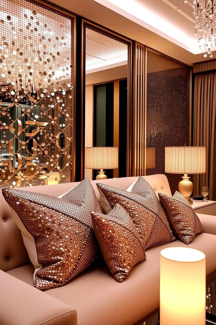 Glamorous Sequin Details - 22 Barbie Room Ideas