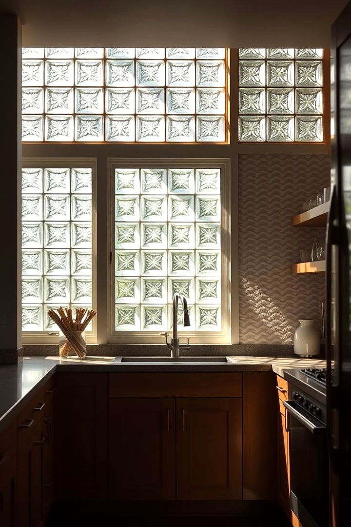 Glass Block Windows Feature - 22 1980s Kitchen Ideas