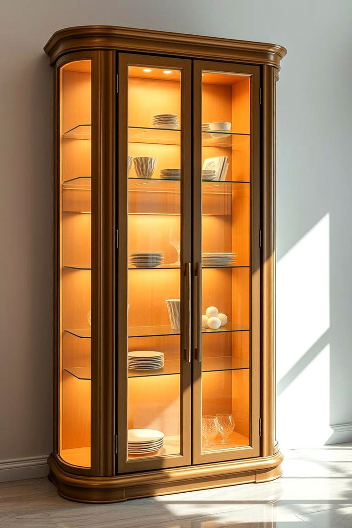 Glass Door Cabinets - 22 Floor to Ceiling Cabinets Ideas
