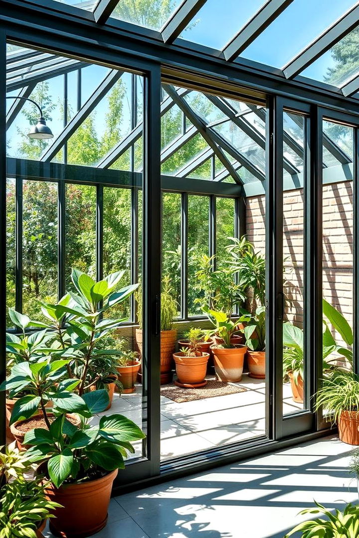 Glass Door Innovations - 22 Porch Greenhouse Ideas