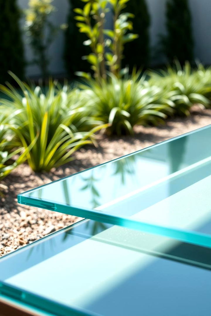 Glass Edge Plates - 22 Modern Garden Edging Ideas