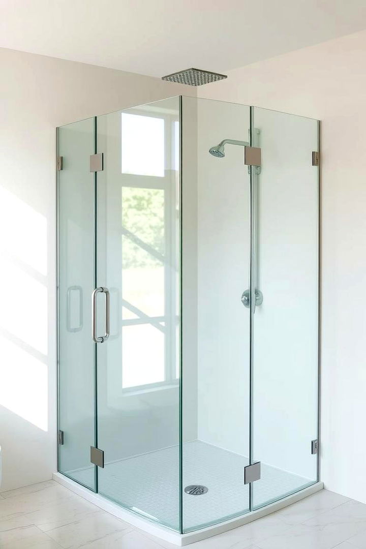 Glass Enclosures for a Seamless Look - 22 Small Bathroom Walk-in Shower Ideas