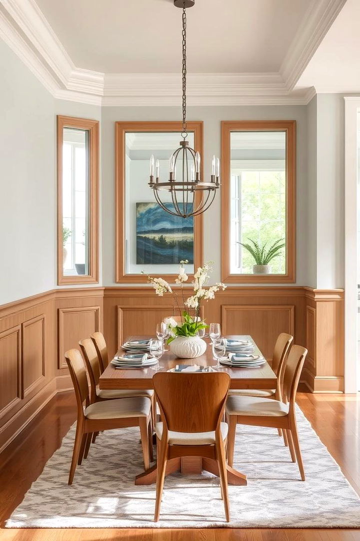 Glass Fronted Panel Options - 22 Dining Room Wainscoting Ideas