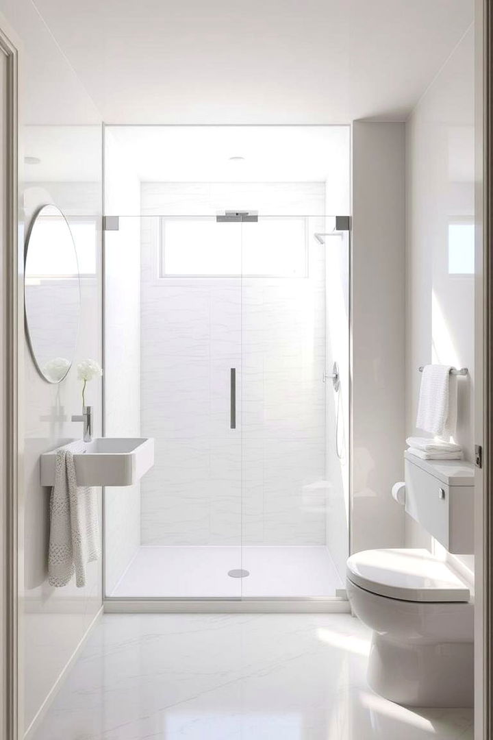 Glass Shower Enclosures - 22 Minimalist Bathroom Ideas