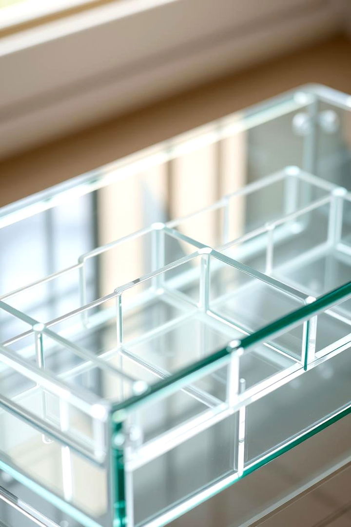 Glass Top Organizer - 22 Jewelry Storage Ideas