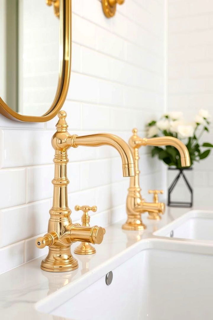 22 White & Gold Bathroom Ideas: Elegant Luxury Designs