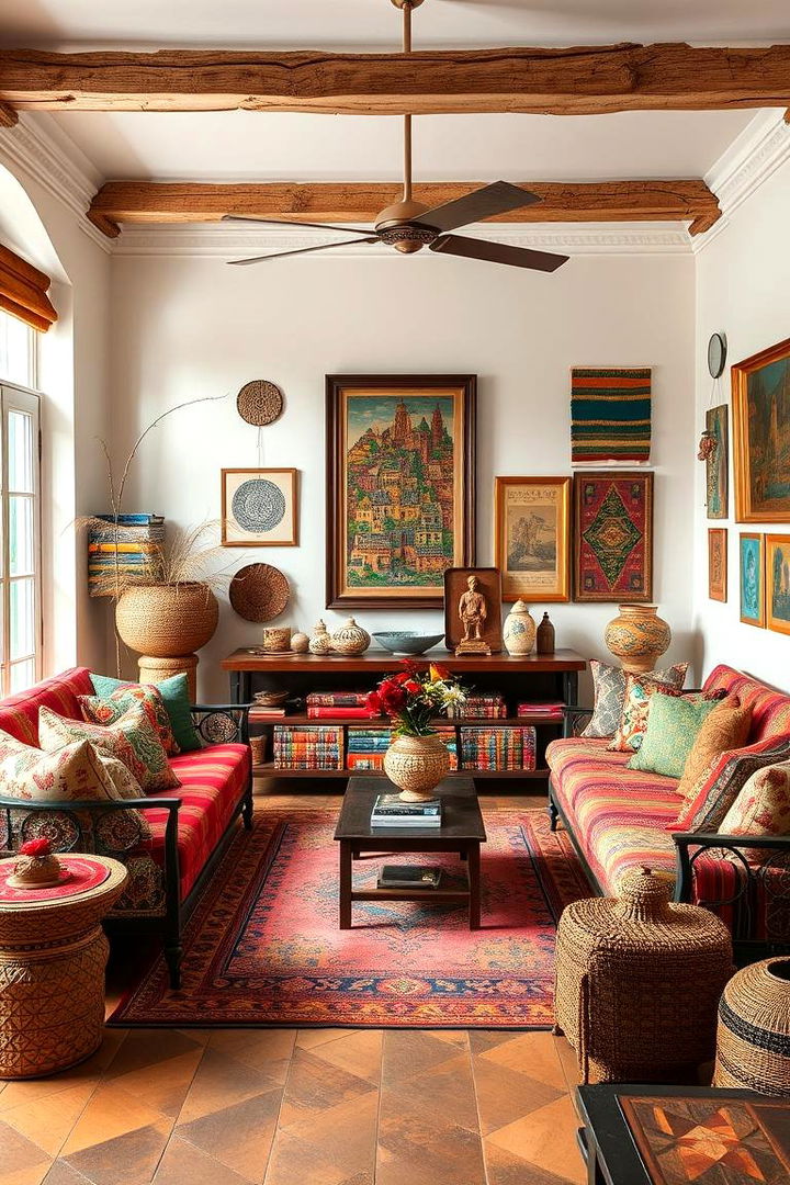 Global Influences Blend - 22 Living Room Design Ideas