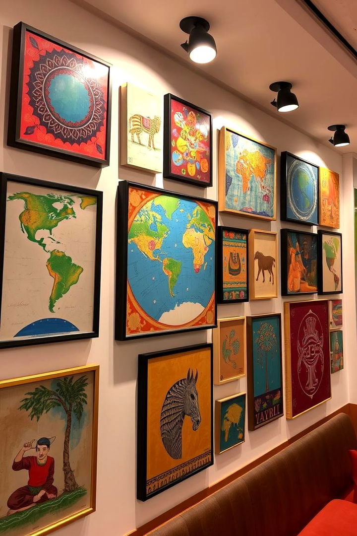 Global Inspired Art Pieces - 22 Boho Wall Decor Ideas
