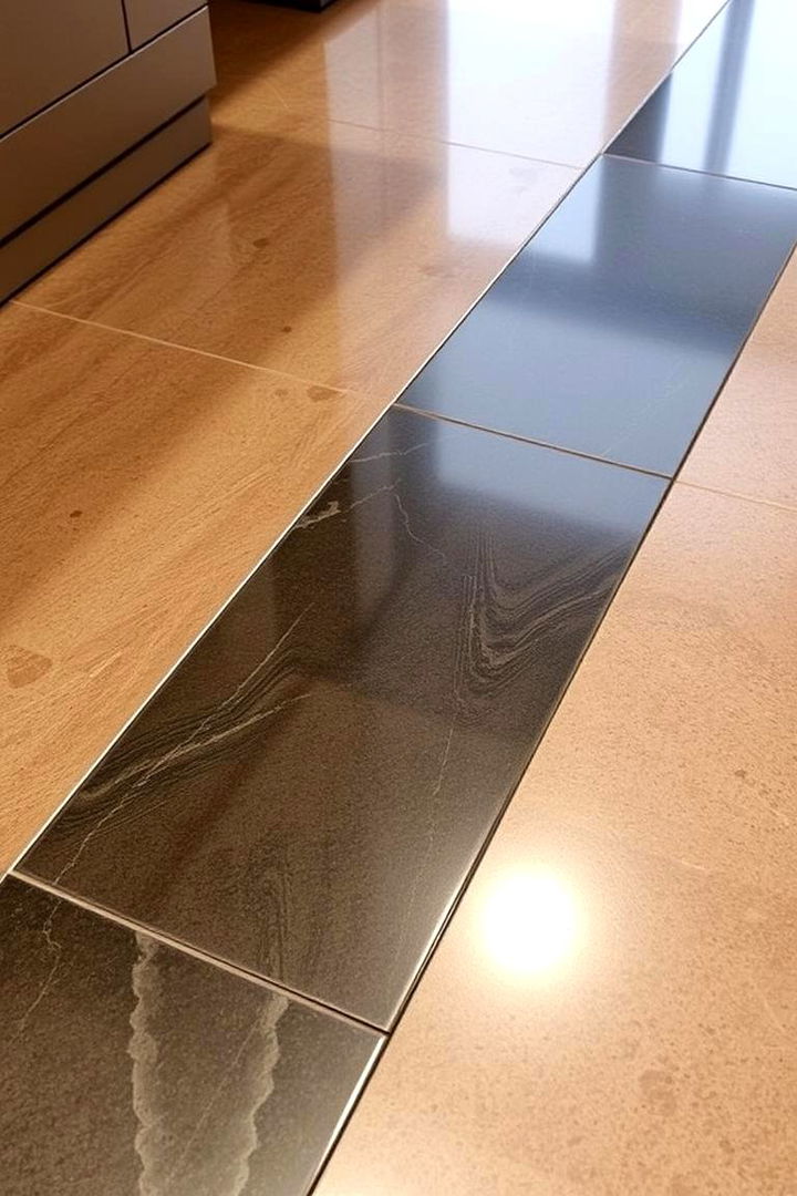Gloss and Matte Finishes - 22 Floor Transition Ideas