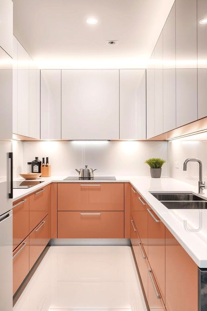 Glossy and High Shine Surfaces - 22 Art Deco Kitchen Ideas