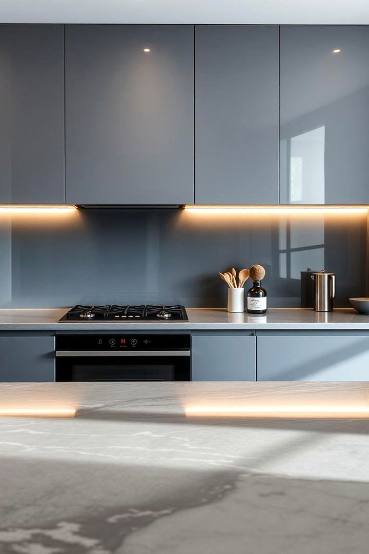 Glossy vs - 22 Gray Kitchens