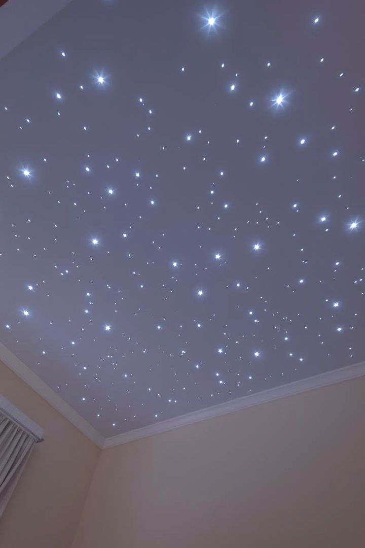 Glow In The Dark Starry Ceiling Designs - Space-Themed Nursery Ideas for Galactic Dreams