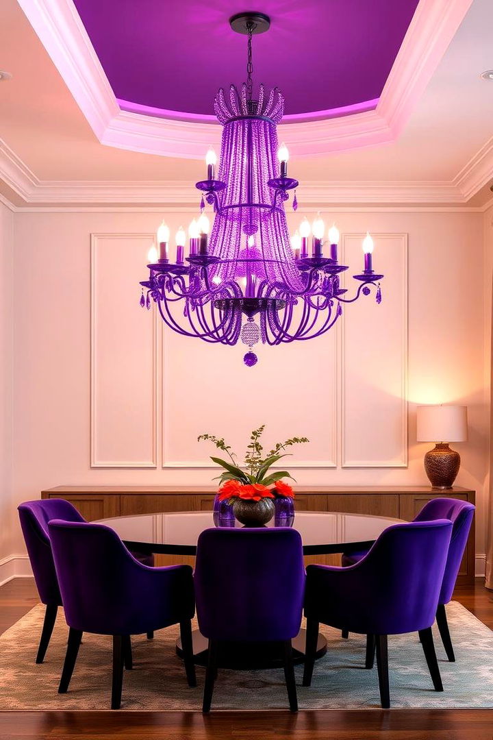 Glowing Statement Lighting - 22 Ways to Decorate With Jewel Tones