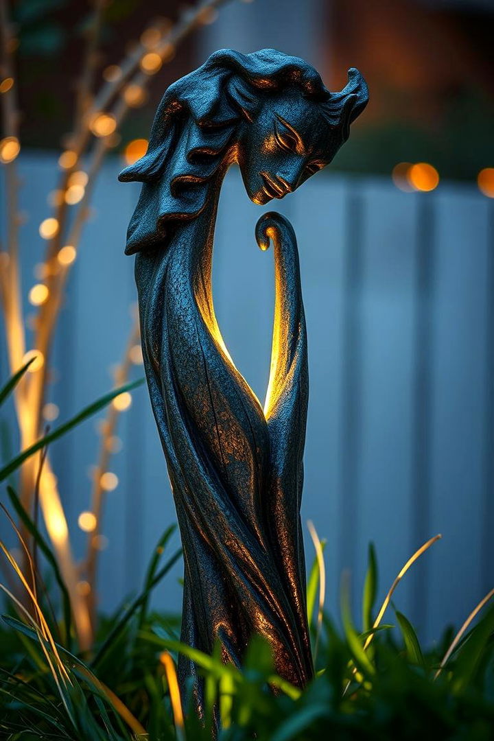 Glowing Yard Sculptures - 22 Garden Lighting Ideas