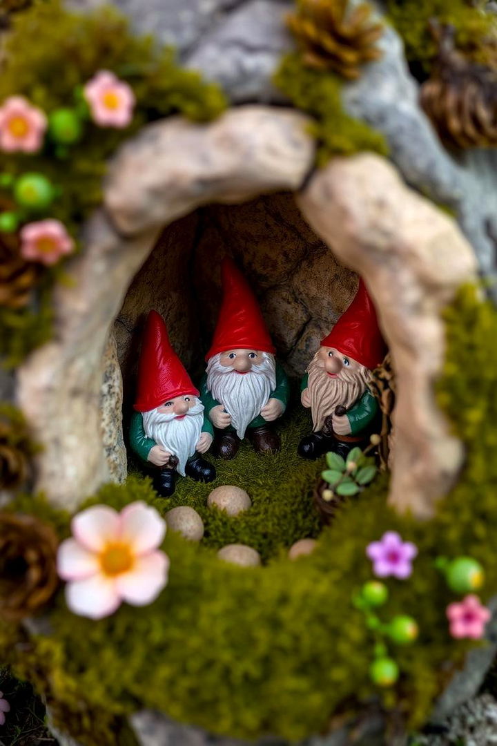 Gnomes Secret Sanctuary - 22 Fairy Garden Ideas