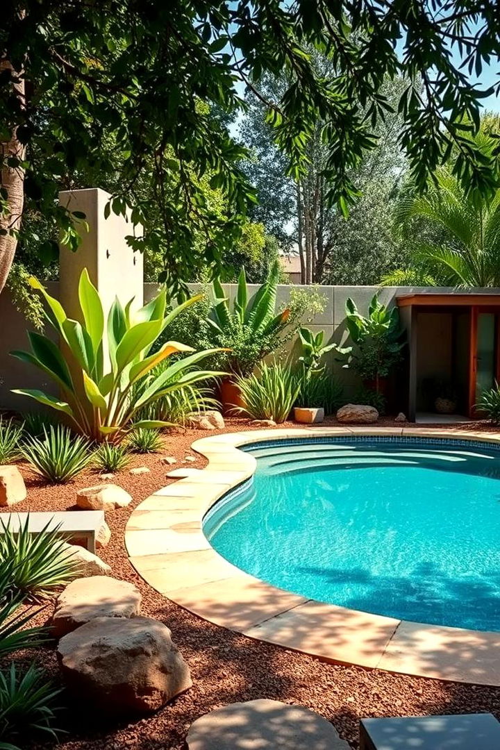 Going Green with Eco Friendly Pool Surrounds - 22 Small Pool Ideas