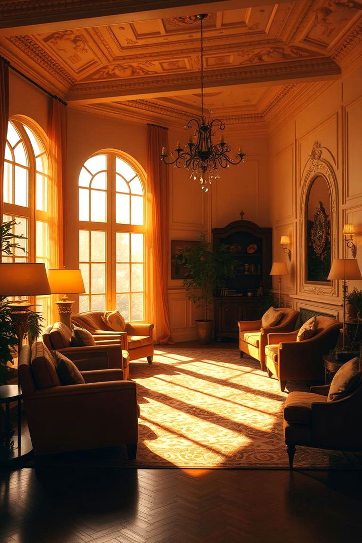 Golden Light and Ambient Mood - 22 Orange Bedroom Ideas