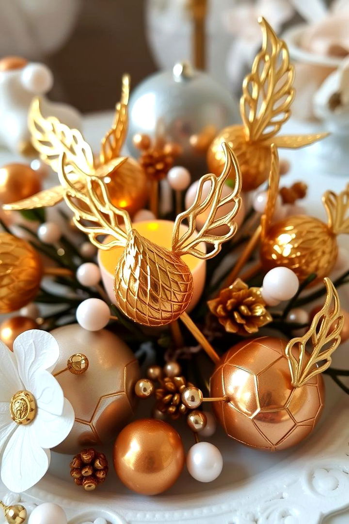 Golden Snitch Accents and Details - 22 Harry Potter Decor Ideas