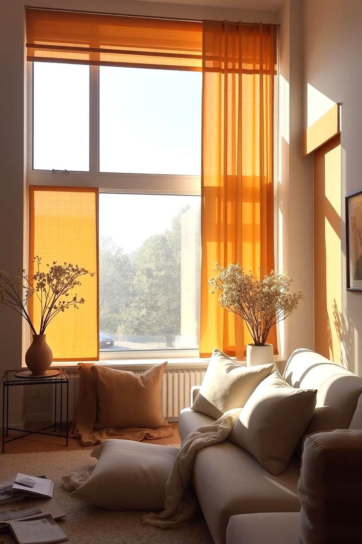 Golden Window Treatments - 22 Gold Bedroom Ideas