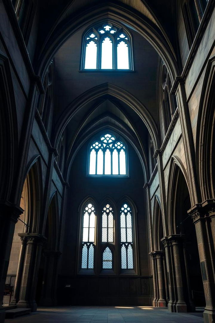 Gothic Archways and Windows - 22 Gothic Living Room Ideas