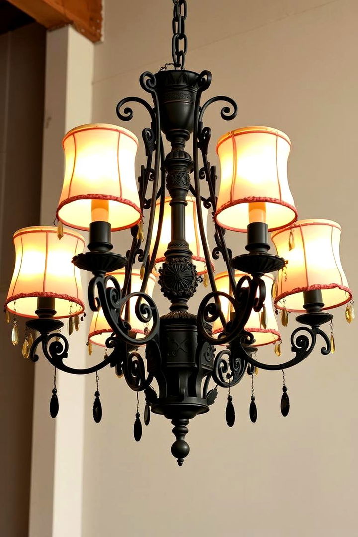 Gothic Statement Lighting with Bohemian Inspiration - 22 Gothic Boho Decor Ideas