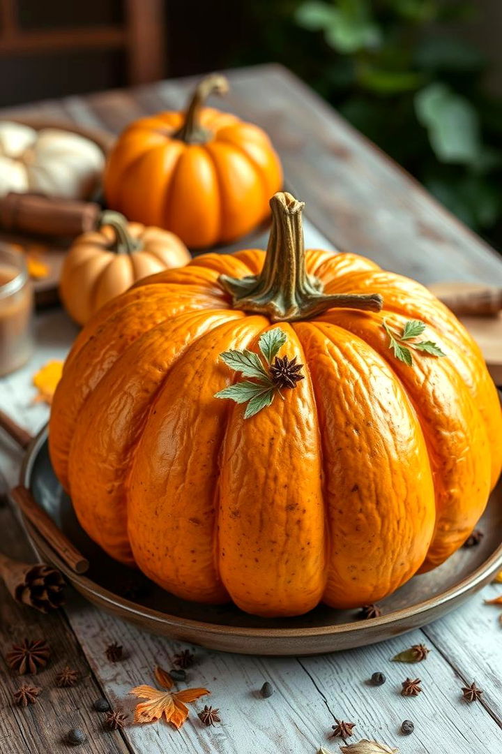 Gourmet Pumpkin Presentation - 22 Pumpkin Decor Ideas