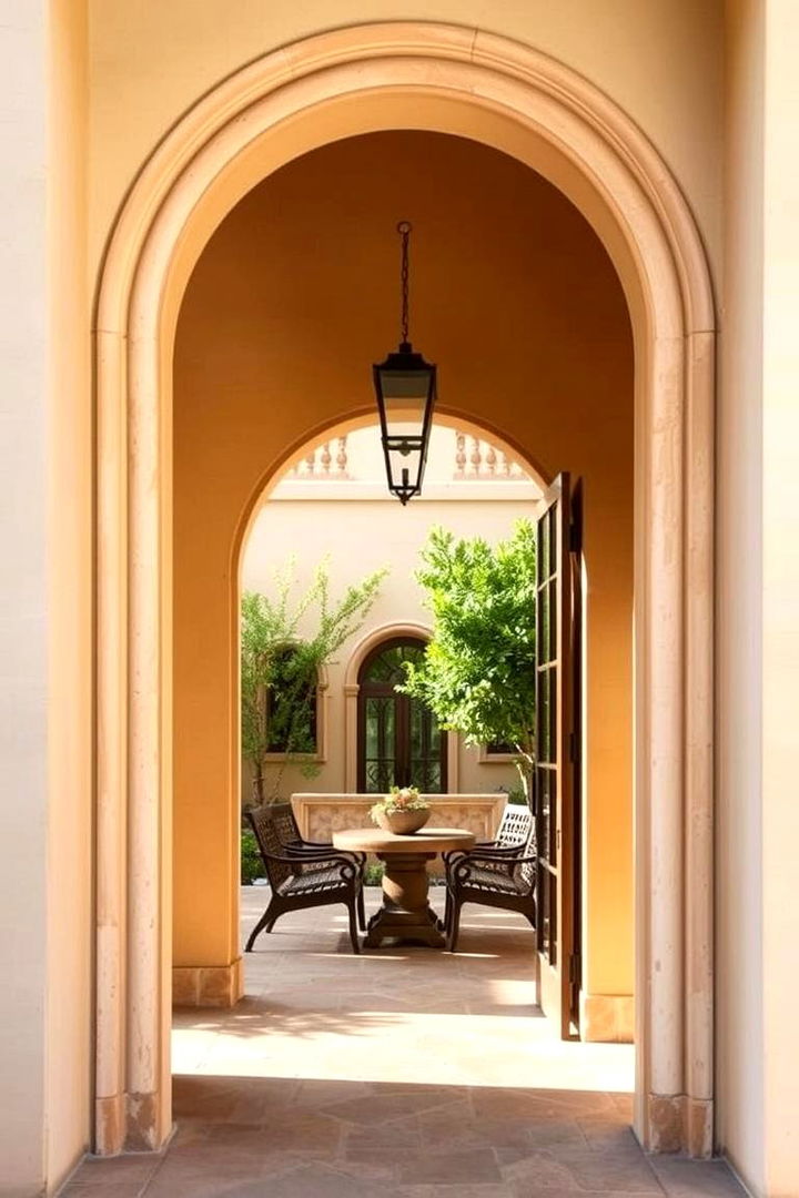 Graceful Arched Doorways - 22 Mediterranean Patio Ideas