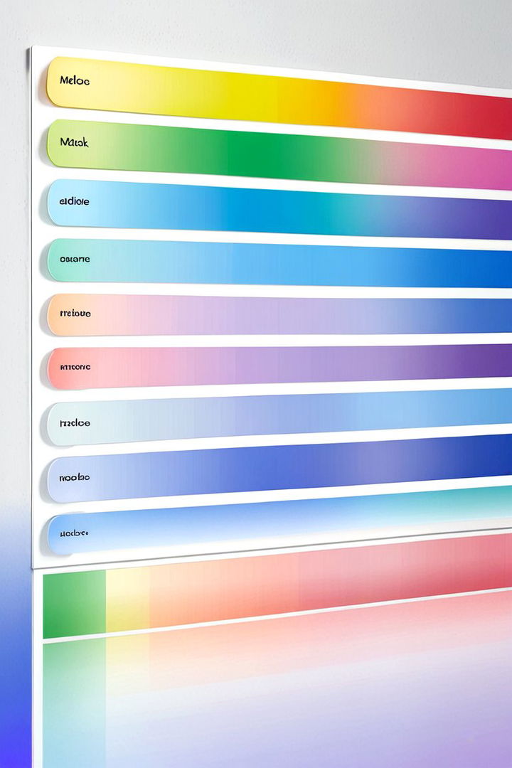 Gradient Color Shifts - 22 Rainbow Bedroom Ideas